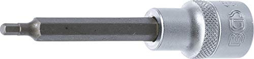 BGS 4259 | Douille à embouts, longueur 100 mm, 12,5 mm (1/2) | six pans intérieurs 4 mm
