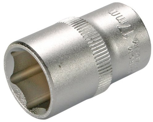 SW-Stahl 05408L Steckschlüsseleinsatz 1/4 9 mm - 1/4 Stecknuss 6,3 mm | Chrom-Vanadium Sechskant-Einsatz, 25 mm Länge, gehärtet und verchromt, matte Oberfläche, Premium Handwerkzeug Stecknuss