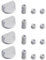 KGASUPPLIES Belling Universal White Control Knobs for Ovens, Cookers and Hobs (Pack of 4)