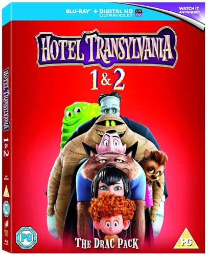 Hotel Transylvania 1-2 [Blu-ray] UK region