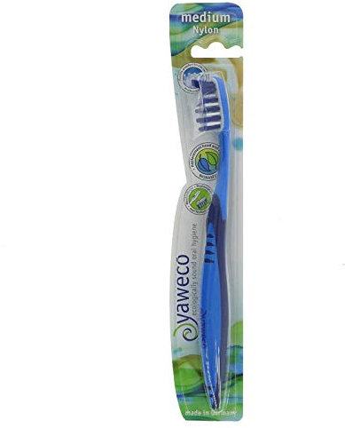 yaweco - Wechselkopf-Zahnbürste Nylon medium - 1 Stück - in verschiedenen Farben