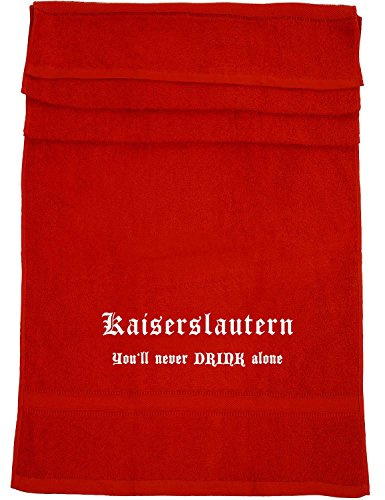 ShirtShop-Saar Kaiserslautern - You'll Never Drink Alone; Badetuch