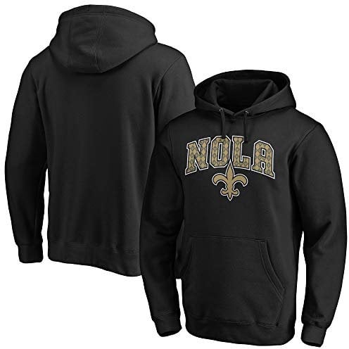 Fanatics NFL Football Hoody New Orleans Saints Hometown NOLA Hooded Sweater Pullover (XXL)
