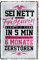Blechschilder Sei nett zu deiner Friseurin - Metallschild Frisör Salon - Deko Schild Artikel Zubehör Einrichtung Friseur Laden - lustiger Spruch Haare schneiden - Geschenk Idee Friseurin - 20x30cm
