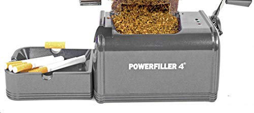 Powerfiller 4 - entubadora eléctrica sin Embudo de Tabaco | máquina de entubado de Tabaco | entubadora automática de Cigarrillos con técnica patentada de inyección por Deslizamiento (Titanio)