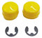 2 Stück Ausrüstungskappe und Sprengring R27434/M143338 Kit für John Deere