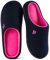 RockDove Women's Original Two-Tone Memory Foam Slipper, Size 7/8 UK Women, Dark Navy and Fuscia