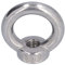 Fafeicy 10 Stück Ringmutter, Edelstahl-Hubmutter, Schwerlast-Ringschrauben für Marine, Maschinenbaukrane, Metallurgie, Eisenbahnverladung(M6), Nuss