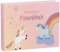mintkind® Freundebuch Kindergarten Einhorn Rosa, Freundschaftsbuch Mädchen und Jungen, Kita Ausfüllbuch mit Einhörnern, Geschenk Einschulung, Erinnerungsbuch Kinder, Freundealbum