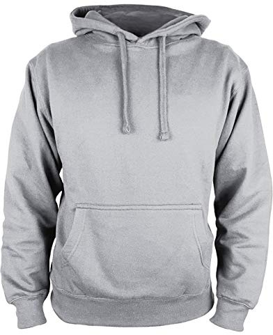 Vasego|Mens Plain long sleeve Hoodie Fleece Pull-Over|Soft and comfy Adult Top Sweatshirt Hoodies|Work and longe wear | Uni-Sex |