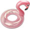 Aufblasbar Flamingo Schwimmring, Glitzer Rosa Schwimmring Luftmatratze Pool floaties, Pool Qufblasbar Ring, Erwachsene,Kinder für Poolparty Spielzeug (Rot-120)
