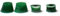 SPITBOARDS Fingerboard Swirl Bushings Duro Series 78A White-Green-Black