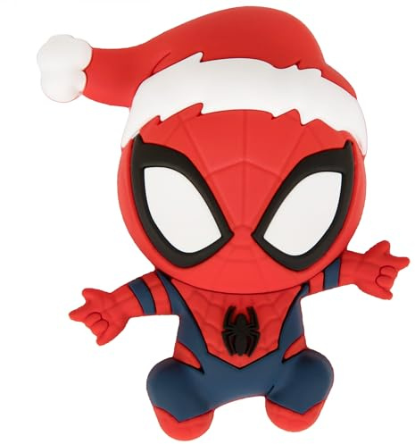 Spider-Man Weihnachtsmütze 3D Schaumstoff Magnet