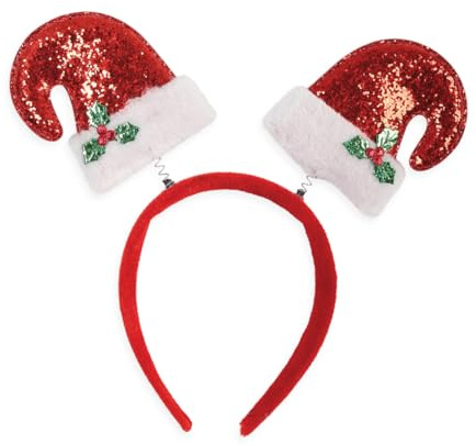KarnevalsTeufel Nikolaus Haarreif Haarschmuck Nikolausparty Weihnachtsmarkt Feier Weihnachtself Nikolausmütze Accessoire (Motiv 3)
