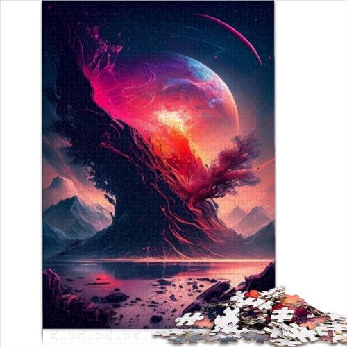 für Erwachsene 1000 Teile Puzzle Space Fantasy Landscape Collection Puzzle für Erwachsene Kinder ab 14 Jahren für Heimdekoration 1000 Teile (26 x 38 cm)