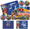 OSOFREE 12x Monste-truck Einladungskarten Kindergeburtstag Junge mit Umschlag Deutsch, Cartoon Geburtstag Einladungskarten Set für Themed Party, Kindergeburtstags Party Einladungen (A6)