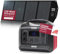 ELMAG Solargenerator-Set ENERGY 1800 + SOLAR 220 1480Wh tragbare Powerstation mit faltbarem 220Wp Solarpanel Stromspeicher mit LiFePO4 Akku & 230V AC/DC/USB Ausgabe Für Camping, Outdoor&Notstrom