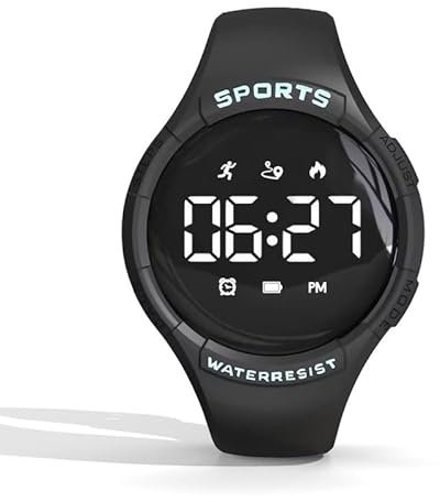 findtime Fitness Watch (No Need App) Pedometer Watch for Calories, Distance, Step Counter for Walking Womens Mens Digital Watch Fitness Tracker without Smartphone