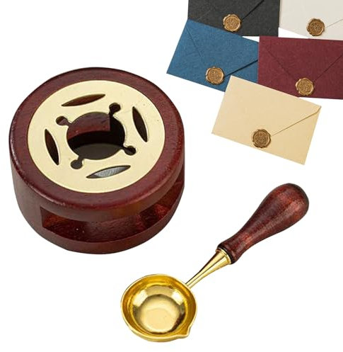 Siegel Wärmer, Wachswärmer Wachssiegel Wärmer, Siegellack Ofen Werkzeug, Siegelwachs Siegelwärmer, Wachssiegelwärmer Schmelzset, Siegelwachs Ofen Werkzeug, für Kunst Basteln Wachssiegel Stempel