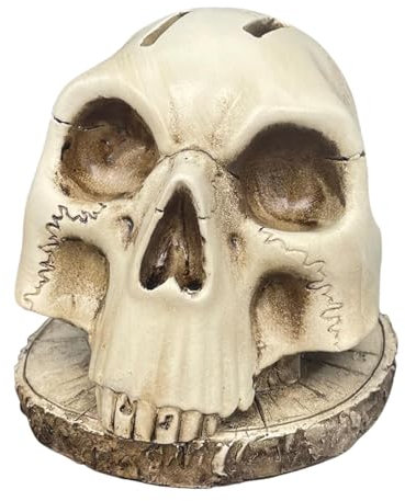 Skull Cutter Holder - Skull Rack Cutter Stand,Cutters Storage Rack, Resin Skull Decor Display Stand, Skull Kitchen Accessories