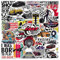 50 Stück Rennwettbewerb Aufkleber Pack Racing Game Sticker Set wasserdichte Vinyl Sticker für Laptop Kinder Autos Motorrad Fahrrad Skateboard Gepäck Koffer Computer Aufkleber Graffiti Decal