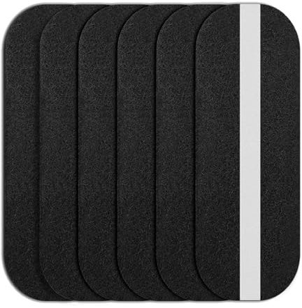 Ceiling Fan Air Purifier Pads - 6 Carbon Activated Charcoal Ceiling Fan Filters | Invisible & Aesthetic, Easy Install, Long-Lasting Eliminate Odors, Dust, And Pollutants
