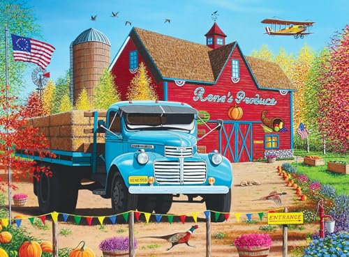 Buffalo Games - Mike Bennet - Rene's Produce - 1000 Piece Jigsaw Puzzle for Adults Challenging Puzzle Perfect for Game Nights - Finished Puzzle Size is 26.75 x 19.75