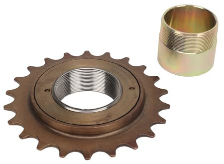 Tbest Freewheel Adapter Set, 30.5mm Brake Rotor Flange Adapter Single Speed Bicycle Freewheel 22T for Bicycle Accessories