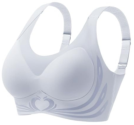 Super Gather Bra Wireless Push-Up Bra, Lifting Anti-Sagging Wire-Free Push-Up Bra, Women Seamless Bras Full Coverage Ladies V Neck Padded Bras Comfort Non Wired Bralettes No Underwire Lifting Bras
