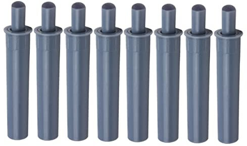 SHINEOFI Sliding Door Buffer Bumper Set 8 Pieces Door Stopper Door Stop Buffer Bumper Door Stopper for Doors Dark Gray Silent and Sturdy