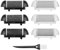 6 Pcs Replacement Roller Refill Heads Pedicure Rollers for Callus Removal, Extra Coarse Regular Coarse Fine Coarse, Cracked Heels,Compatible with IWEEL/ShoRan/Ratukall/Essy/Bemece Foot File,
