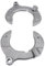 Bremssattel Klammern Bremssattel Bremsbremssattel für II mit Geschmiedetem Stahl -Upgrade Verstärkte Bremse für 11 Zoll Rotoren GH9826