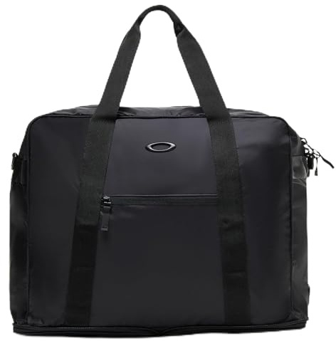 Oakley Mens Packable Duffle, Blackout, One Size
