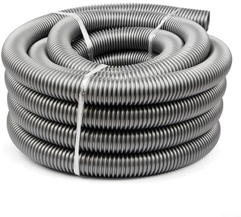 Gettimore Manguera de aspiradora flexible de 3 m con diámetro interior de 32 mm, compatible con modelos MIDEA y KARCHER, color gris