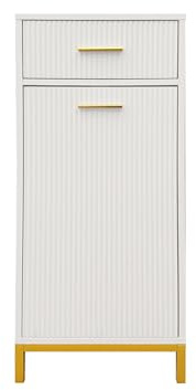 HYGRAD BUILT TO SURVIVE Tilt-Out Laundry Hamper Cabinet, Freestanding Bathroom Dirty Clothes Storage with Drawer, Removable Liner Bag, Laundry Storage Basket for Bathroom, Laundry Room, Bedroom