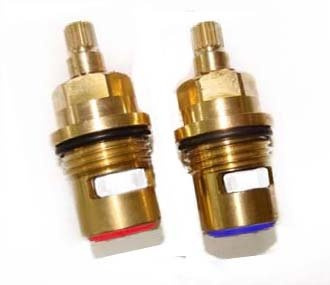 Tête de Robinet À Disque en céramique 1/2” Quart de tour 18 crans x 48mm