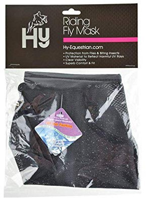 Y-H Hy Reiten Fly Maske - Schwarz, M
