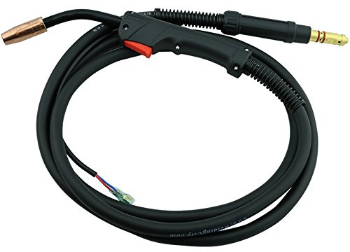 WeldingCity 100 A, 3 m, luftgekühlte MIG-Schweißpistole, Taschenlampe, Stinger-Ersatz für Lincoln Magnum 100 L (K530-5 Flachstecker)