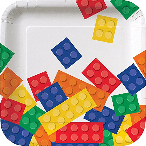 creative Converting 8-count Square Paper lunch Plates, 17,8 cm