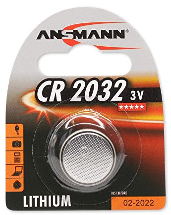 4er Set: ANSMANN CR2032 Lithium Knopfzelle 3V