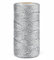 G2PLUS 1.5MM Silber Metallic Kordel, 100M Nicht Elastisch Kordelband Schnur, DIY Bastelschnur zum Handwerk Hochzeit Dekorieren oder Verpacken