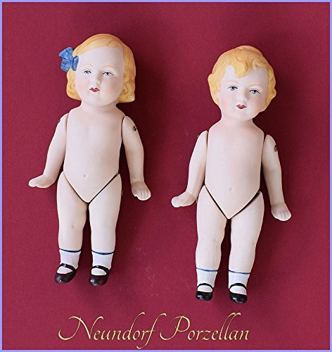 Graf von Gerlitzen Neundorf Porzellan Figur Glieder Puppe Gliederpuppe 15T