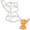Baby-Elefant Ausstechform, 1 Teil, Bakerlogy