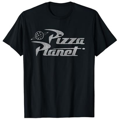 Disney Pixar Toy Story Pizza Planet Silhouette Logo T-Shirt