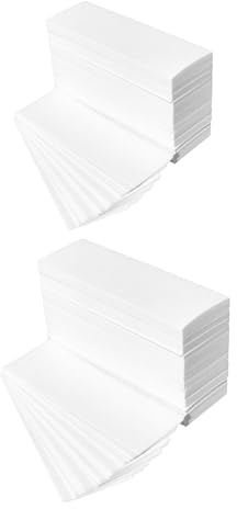 Omwah skönhet ansikte och kropp icke-vävda epilerande vaxremsor (7,6 x 22,8 cm) hårborttagning vaxremsor (400 stycken)