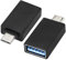 AAOTOKK Micro USB OTG Adaptateur, Alliage D'aluminium Micro USB Mâle vers USB 2.0 A Femelle OTG Adaptateur pour Tablettes Android Smartphone Plus de Périphériques USB et Micro(2Pack-Noir)