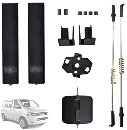 Twowinds - Tirador Ventanilla Corredera 7H0847781B Compatible con VW T5 Transporter, Caravelle, Multivan (2003-2015) T6 (2015-) - Lateral Trasero Izquierdo o Derecho - Manilla Ventana Deslizante