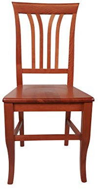 Sedia Victoria, in Legno Massello, Varie Sedute e Colori, ORDINE MINIMO 2 PEZZI (Ciliegio, Massello)