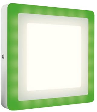 LEDVANCE Wand- & Deckenleuchte LED COLOR + WHITE | Square | warmweiss | 200mm | 19W | Aluminium | IP20
