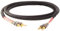 Blue Jeans Cable Canare 4S11 Speaker Cable, with Ultrasonically-welded Conventional (Non-Bi-Wire) Terminations, (One Cable - for one Speaker); Assembled in The USA (10 foot, Bananas to Bananas, Black)